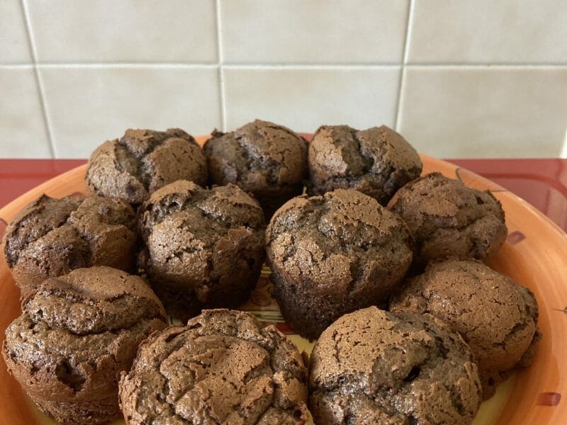 Cliquez pour zoomer ! Muffins au chocolat sans gluten ni lactose Thermomix par LesdelicesdeKarine