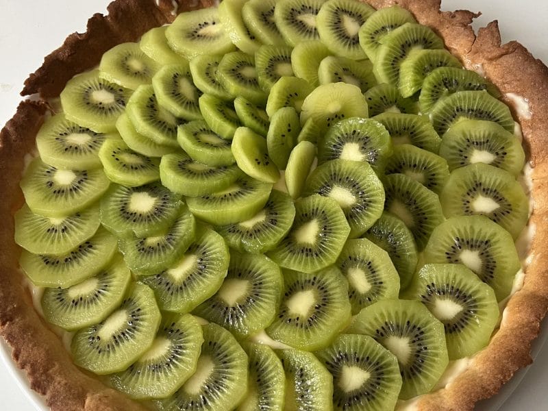 Cliquez pour zoomer ! Tarte aux kiwis Thermomix par LesdelicesdeKarine
