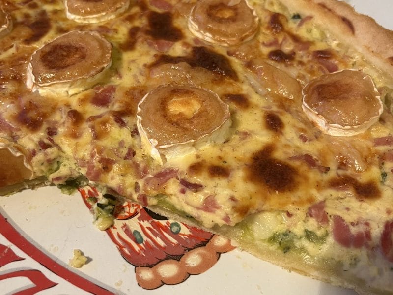 Cliquez pour zoomer ! Tarte courgette, jambon & chèvre Thermomix par LesdelicesdeKarine
