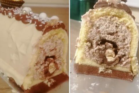 Cliquez pour zoomer ! Bûche Ferrero Rocher Thermomix par stephanie_1323