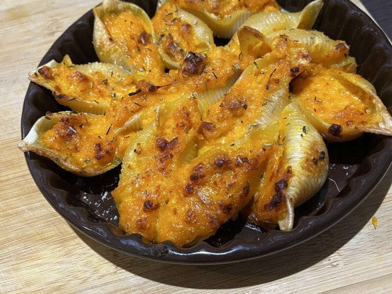 Cliquez pour zoomer ! Conchiglioni au potiron Thermomix par elhody