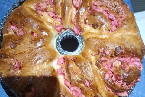 Cliquez pour zoomer ! Brioche aux pralines roses Thermomix par cathia_6
