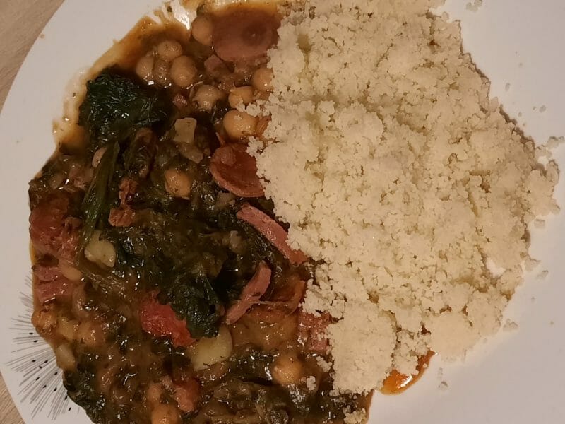 Cliquez pour zoomer ! Ragoût de pois chiches au chorizo et épinards Thermomix par angeliquemds