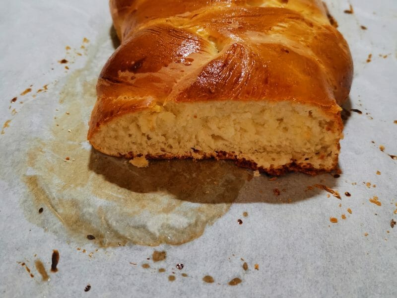 Cliquez pour zoomer ! Brioche tressée à la mie filante Thermomix par Aurelmcg