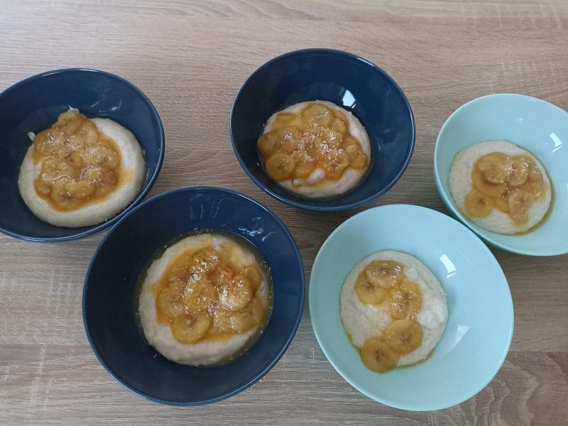 Cliquez pour zoomer ! Riz au lait de coco et bananes caramélisées Thermomix par alison_133