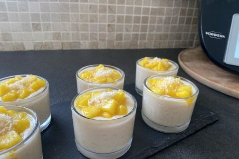 Cliquez pour zoomer ! Riz au lait de coco et mangue Thermomix par amina_91