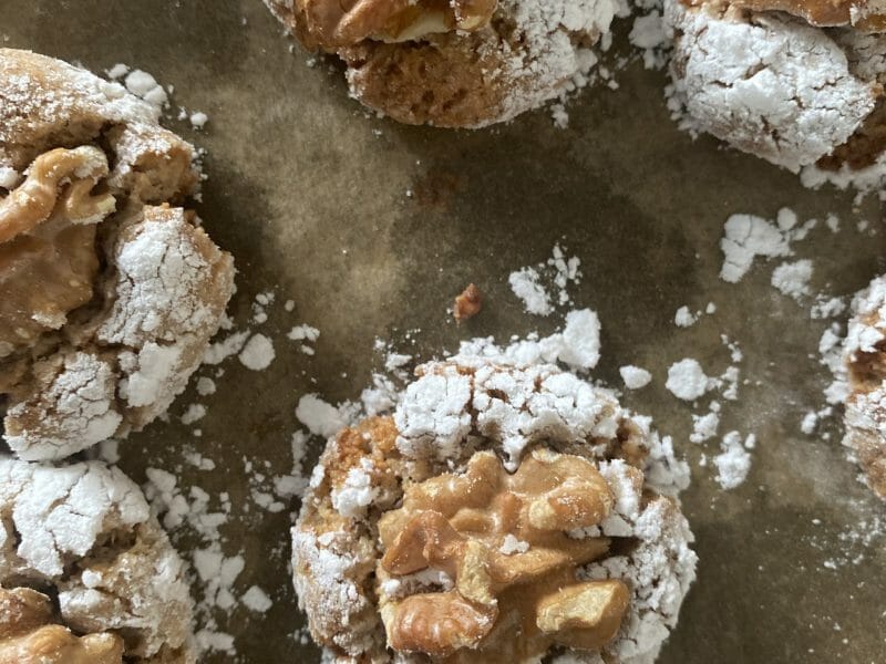 Cliquez pour zoomer ! Ghribas aux noix et amandes Thermomix par amina_91