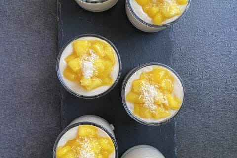 Cliquez pour zoomer ! Riz au lait de coco et mangue Thermomix par amina_91