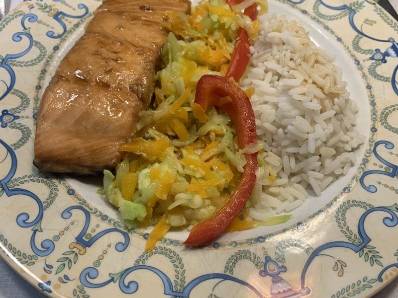 Cliquez pour zoomer ! Saumon teriyaki Thermomix par machi