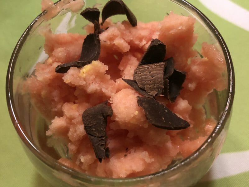 Cliquez pour zoomer ! Sorbet à la pastèque Thermomix par machi