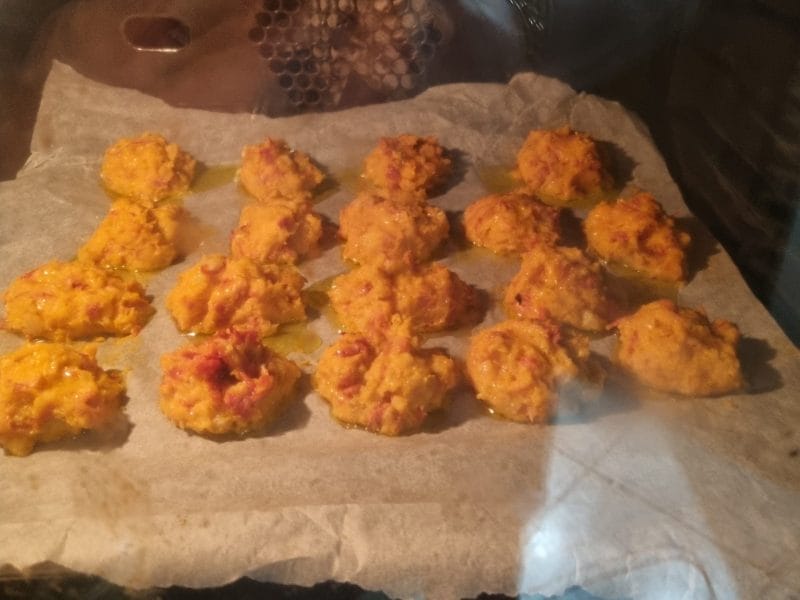 Cliquez pour zoomer ! Croquettes de chou-fleur au jambon cru Thermomix par Fanfa