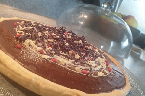 Cliquez pour zoomer ! Tarte tout chocolat Thermomix par Leoninad
