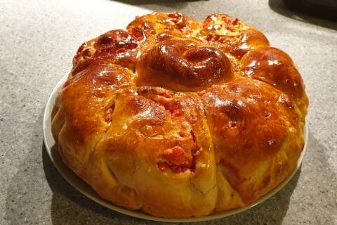 Cliquez pour zoomer ! Brioche aux pralines roses Thermomix par Leoninad