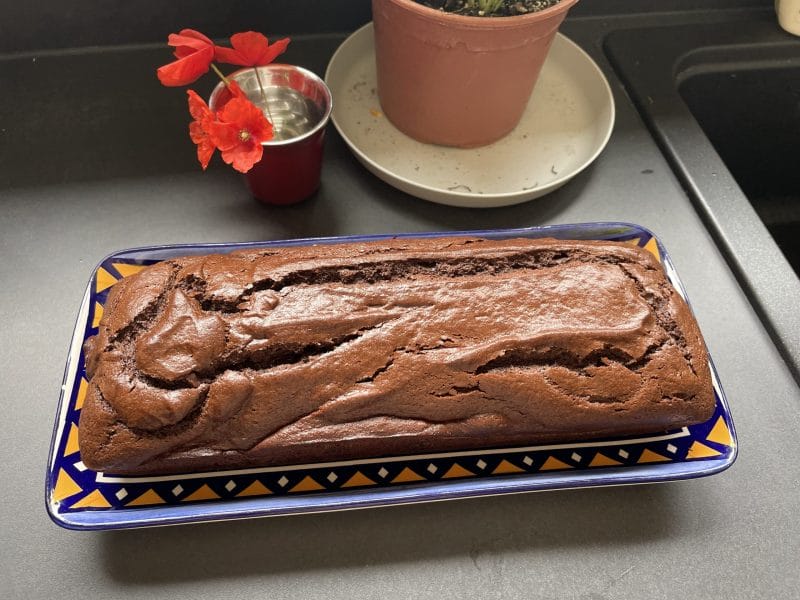 Cliquez pour zoomer ! Cake fondant choco-rhum Thermomix par Julie.T