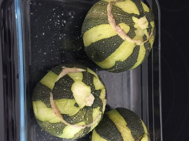 Cliquez pour zoomer ! Courgettes rondes farcies à la ricotta Thermomix par Julie.T