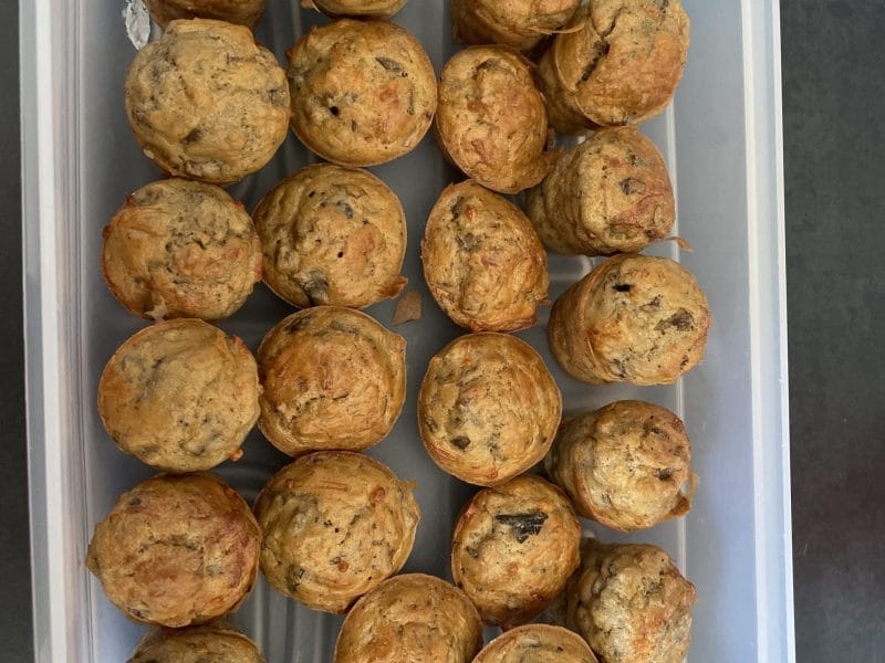 Cliquez pour zoomer ! Bouchées courgettes mozzarella Thermomix par Julie.T