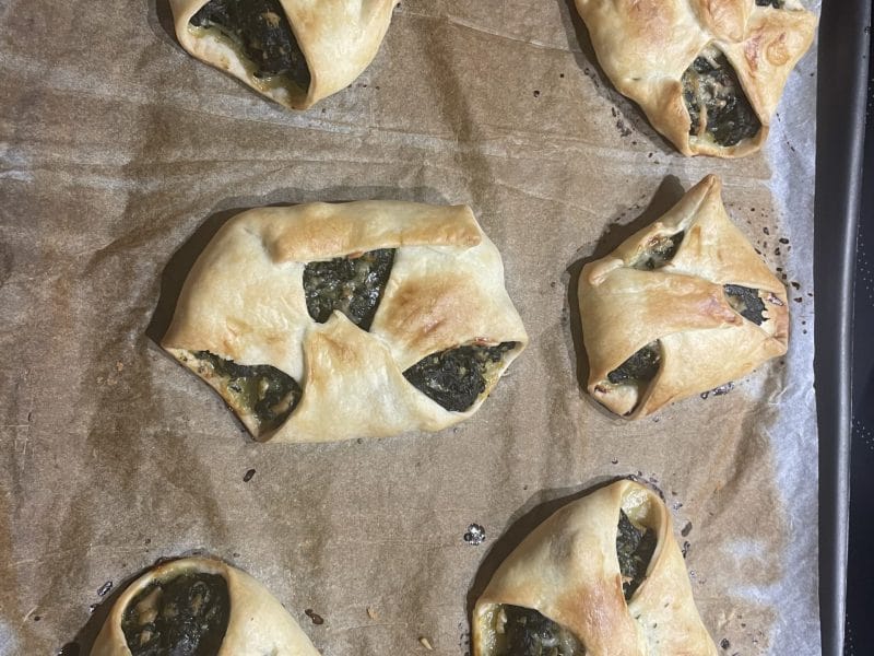 Cliquez pour zoomer ! Paniers feuilletés épinards et jambon Thermomix par Julie.T