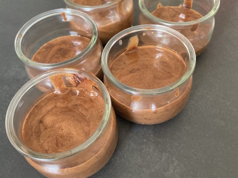 Cliquez pour zoomer ! Mousse au chocolat au jus de pois chiche Thermomix par Julie.T
