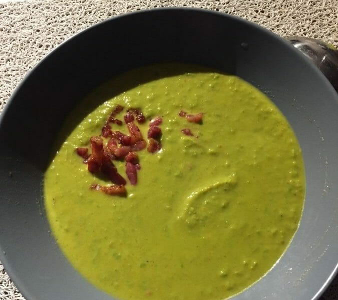 Cliquez pour zoomer ! Velouté de petits pois Thermomix par Julie.T