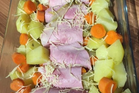 Cliquez pour zoomer ! Roulés gratinés de jambon aux légumes Thermomix par Julie.T