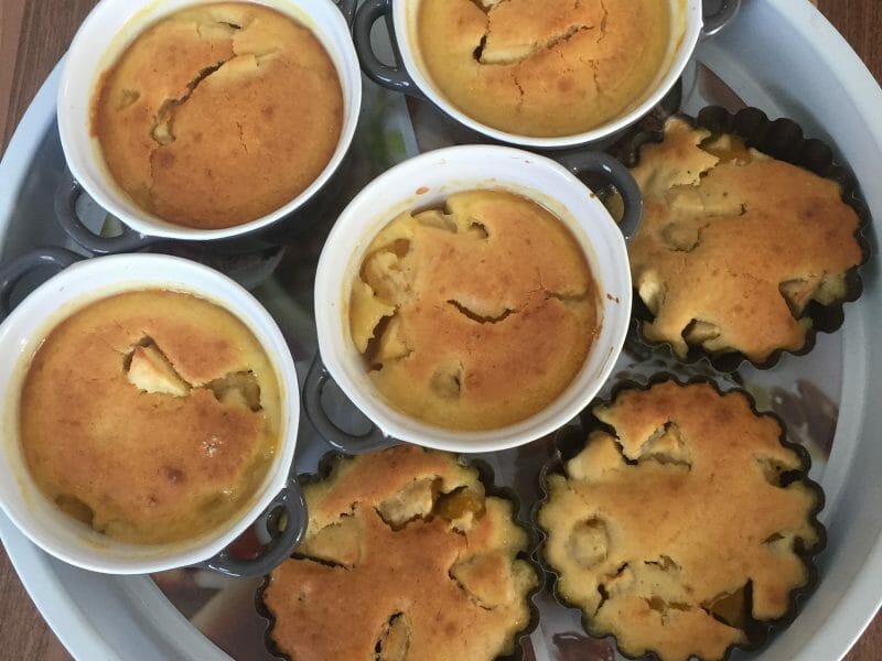 Cliquez pour zoomer ! Cobbler à la rhubarbe Thermomix par Julie.T