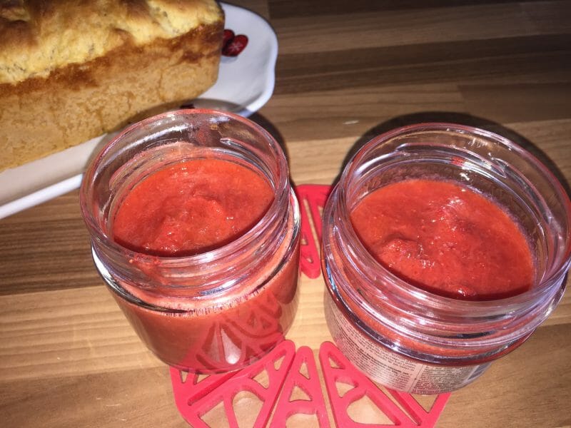Compote de rhubarbe au Thermomix Cookomix