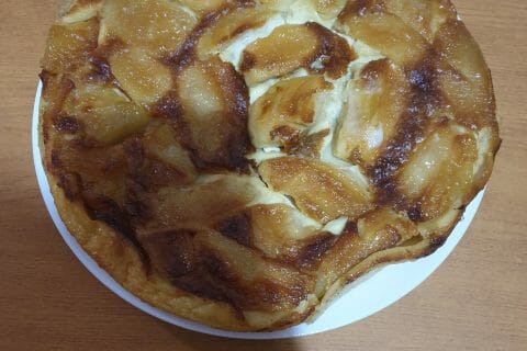 Cliquez pour zoomer ! Flognarde aux pommes (clafoutis aux pommes) au Thermomix