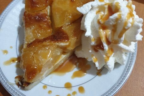 Cliquez pour zoomer ! Flognarde aux pommes (clafoutis aux pommes) au Thermomix