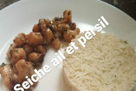 Cliquez pour zoomer ! Seiches à l’ail et au persil Thermomix par Sana oum maryam