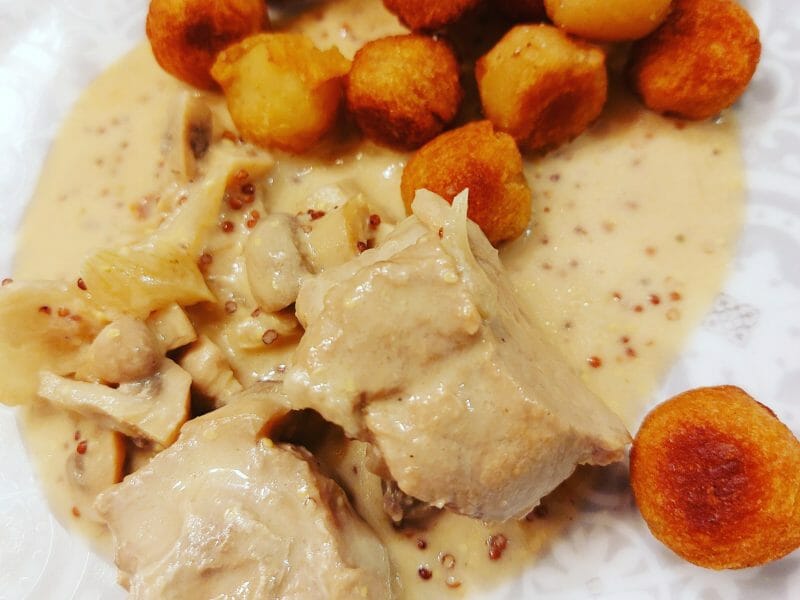 Filet mignon à la moutarde au Thermomix - Cookomix