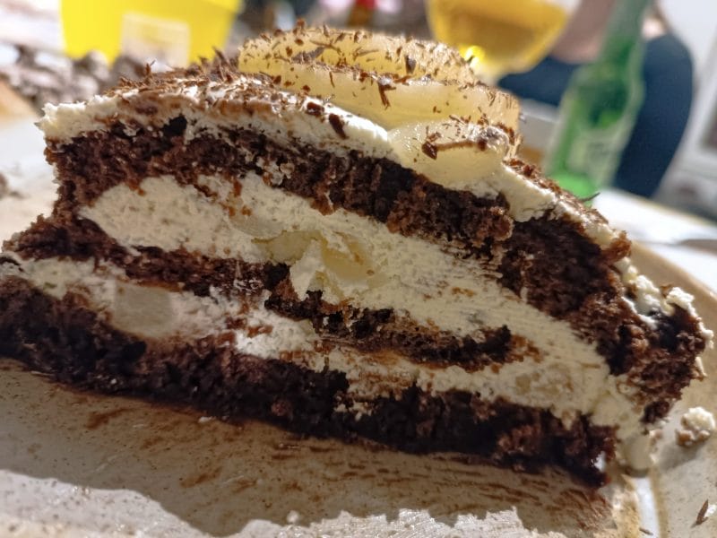 Cliquez pour zoomer ! Bûche forêt noire Thermomix par MaelDrey