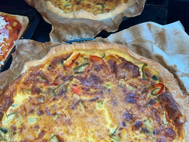 Cliquez pour zoomer ! Quiche poivrons et courgettes Thermomix par Nell.ockv