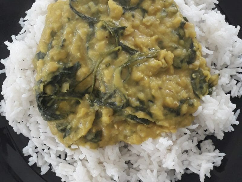 Cliquez pour zoomer ! Dhal d’épinards et de lentilles corail Thermomix par Anneflolo