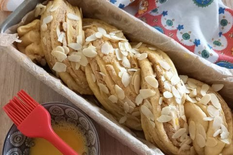 Cliquez pour zoomer ! Brioche à la crème d’amande Thermomix par Anneflolo
