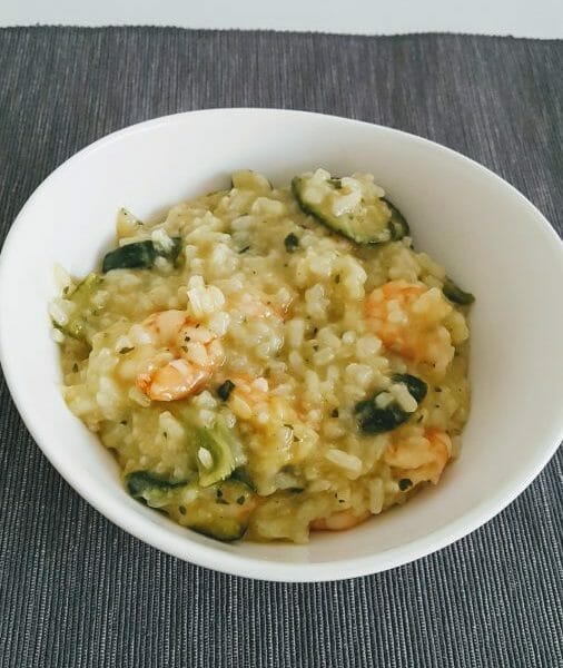 Cliquez pour zoomer ! Risotto courgettes et crevettes Thermomix par Carole