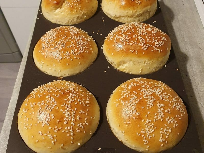 Cliquez pour zoomer ! Pains hamburger Thermomix par Carole