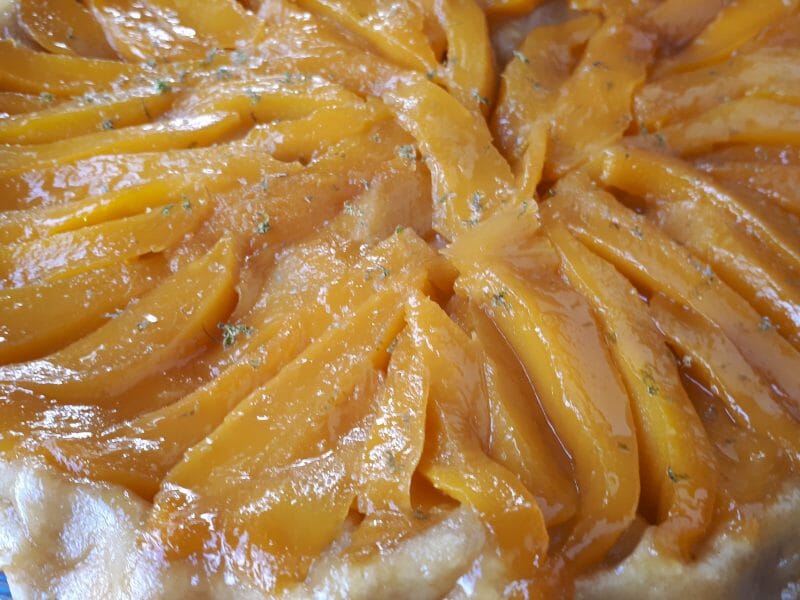 Cliquez pour zoomer ! Tarte tatin à la mangue Thermomix par Rose40