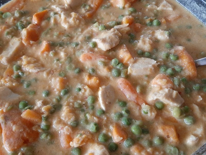 Cliquez pour zoomer ! Curry de poulet aux patates douces Thermomix par Rose40