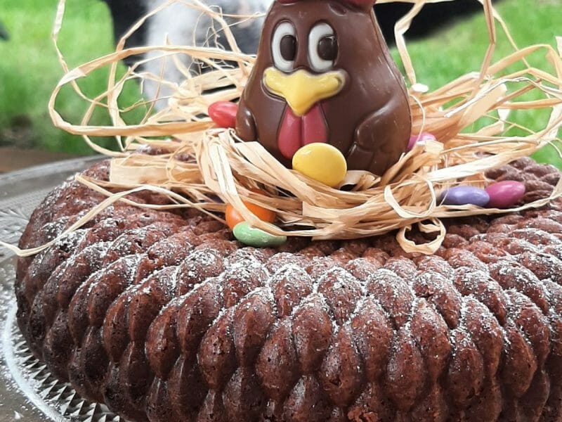 Cliquez pour zoomer ! Gâteau macaroné au chocolat Thermomix par Rose40