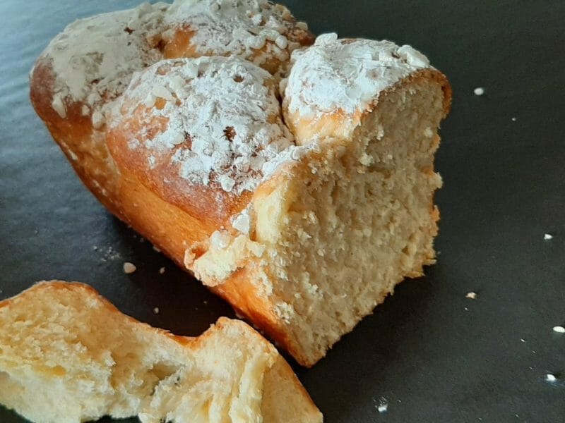 Cliquez pour zoomer ! Brioche sans beurre, sans oeufs Thermomix par Rose40