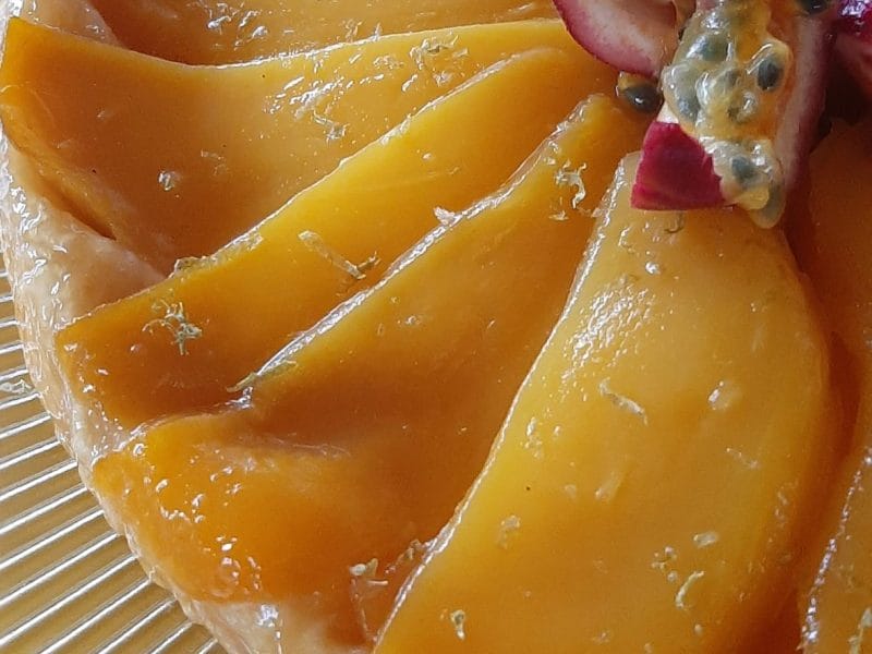 Cliquez pour zoomer ! Tarte tatin à la mangue Thermomix par Rose40