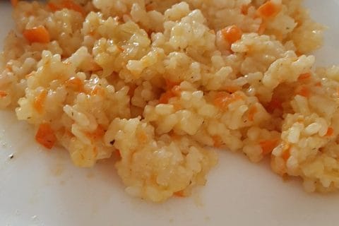 Cliquez pour zoomer ! Risotto aux carottes et parmesan Thermomix par Rose40