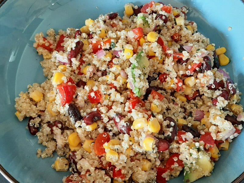 Cliquez pour zoomer ! Salade de quinoa mexicaine Thermomix par Rose40