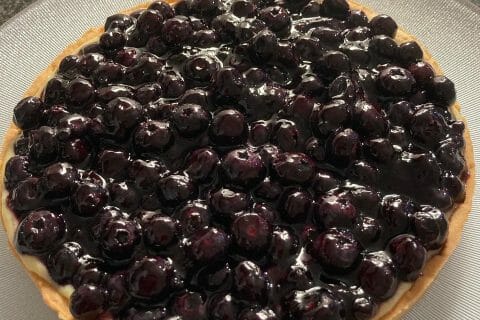 Cliquez pour zoomer ! Tarte aux myrtilles Thermomix par line