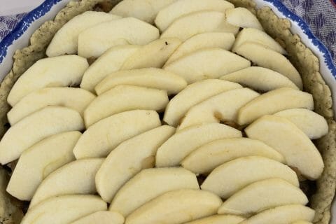 Cliquez pour zoomer ! Tarte au boudin noir et aux pommes Thermomix par line