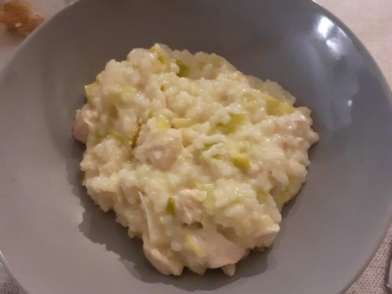 Cliquez pour zoomer ! Risotto poireaux et lardons Thermomix par justiine83