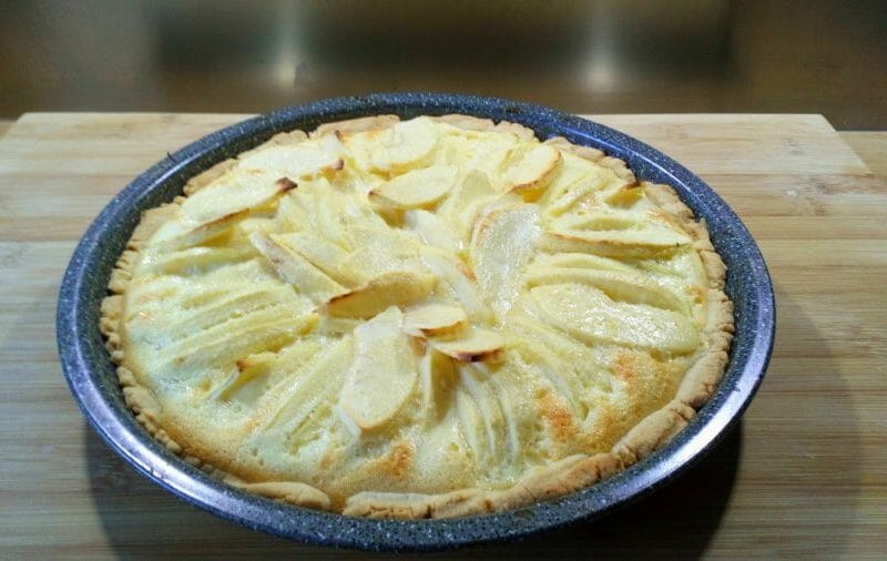 Cliquez pour zoomer ! Tarte normande aux pommes Thermomix par pegon06