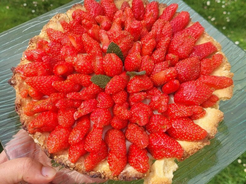 Cliquez pour zoomer ! Tarte aux fraises Thermomix par Giulia