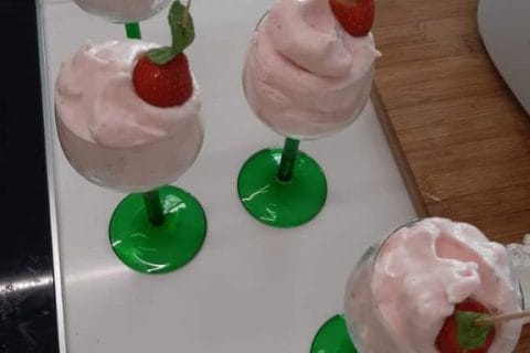 Cliquez pour zoomer ! Mousse de fraises Thermomix par nounoux3