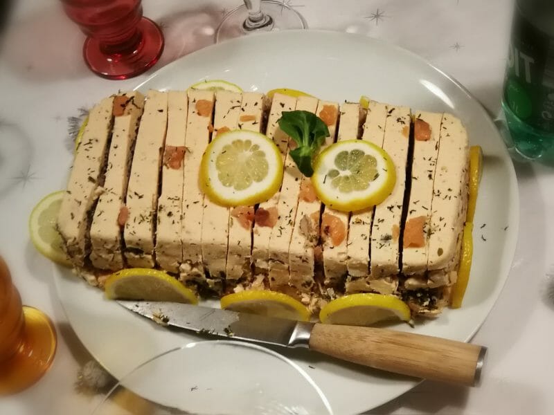 Cliquez pour zoomer ! Terrine de saumon frais et fumé Thermomix par maudelageB